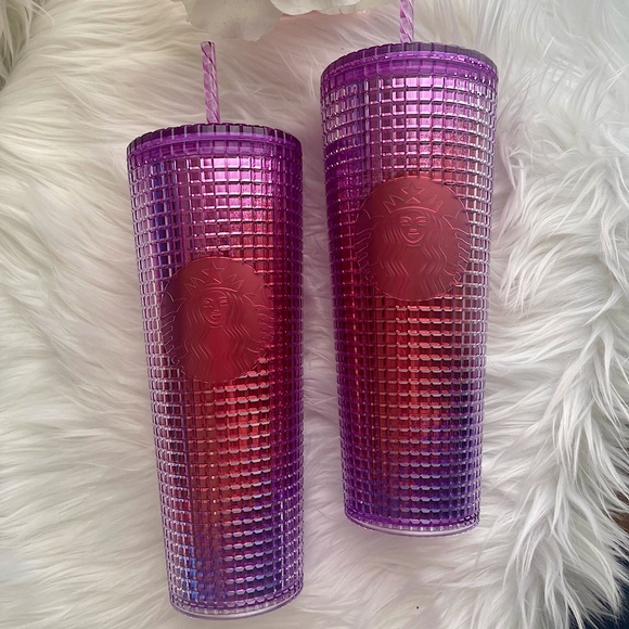 Starbucks Summer Grid tumbler Cup - Picture 3 of 5